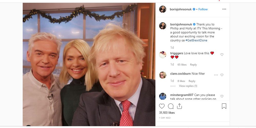 سلفی بوریس جانسون