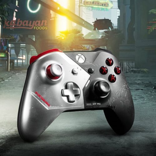 کنترلر ایکس‌باکس وان طرح Cyberpunk 2077