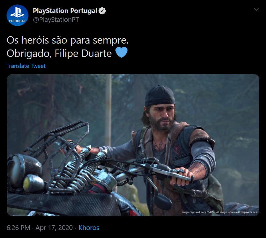 صداپیشه‌ی پرتغالی بازی Days Gone