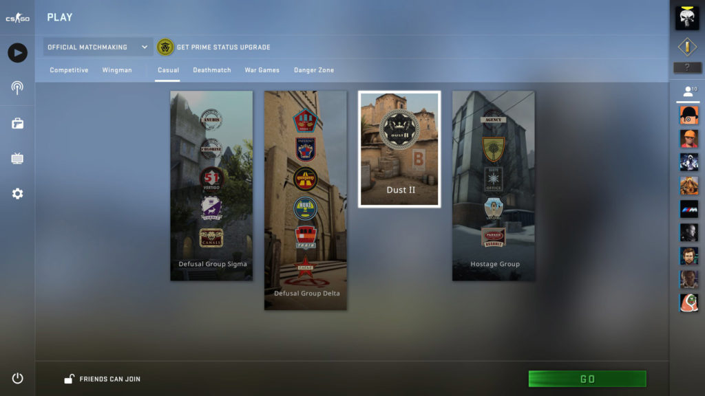 بازی CS:GO کژوال رقابتی