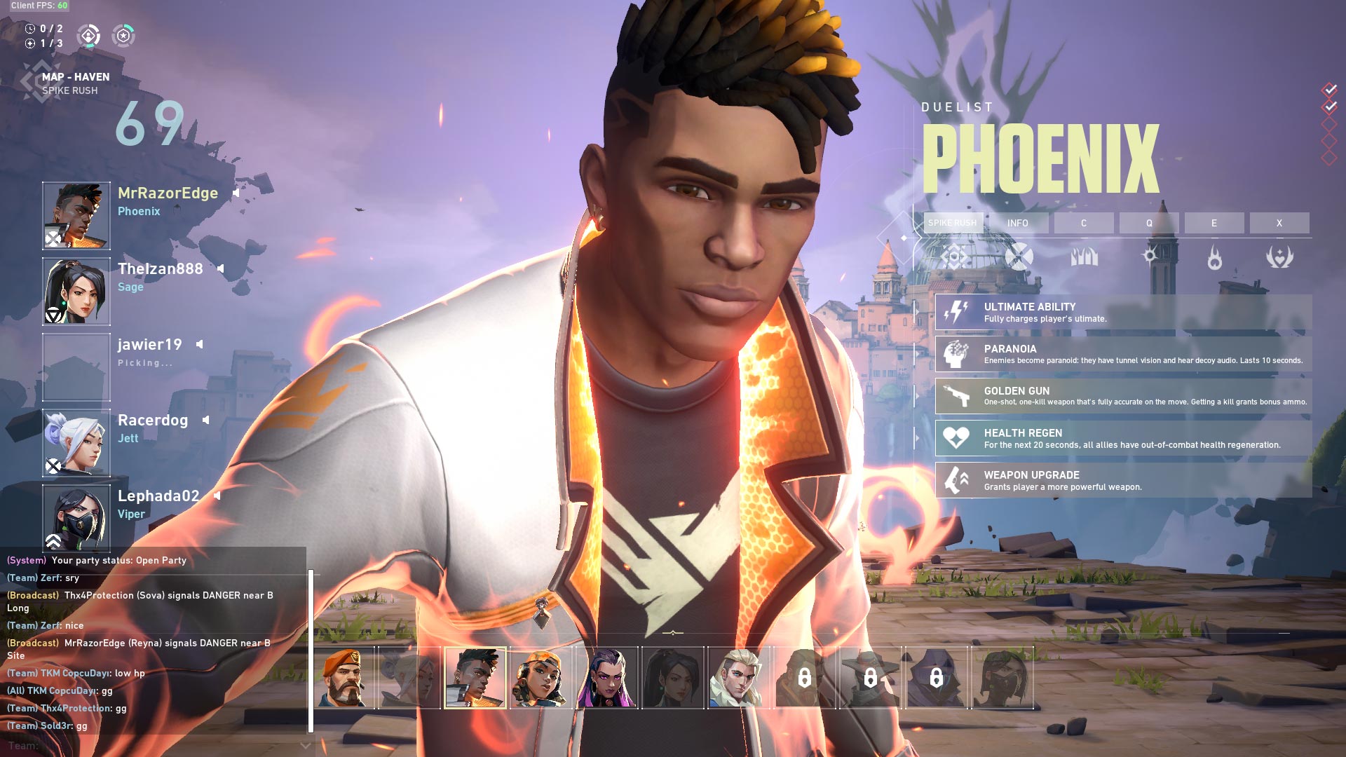 حالت Competitive بازی Valorant