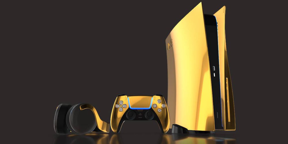 پلیاستیشن 5 ساخته شده از طلا