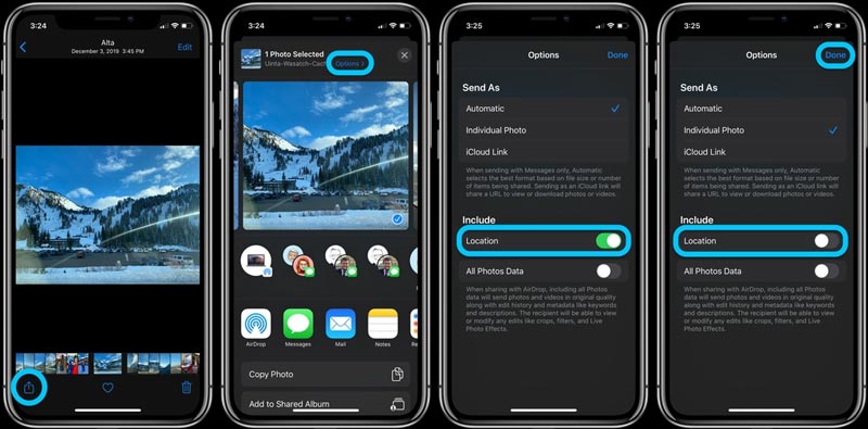 حذف اطلاعات مکانی