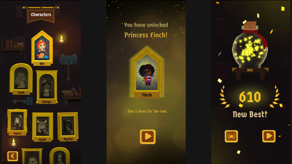 کاراکترهای مختلف بازی