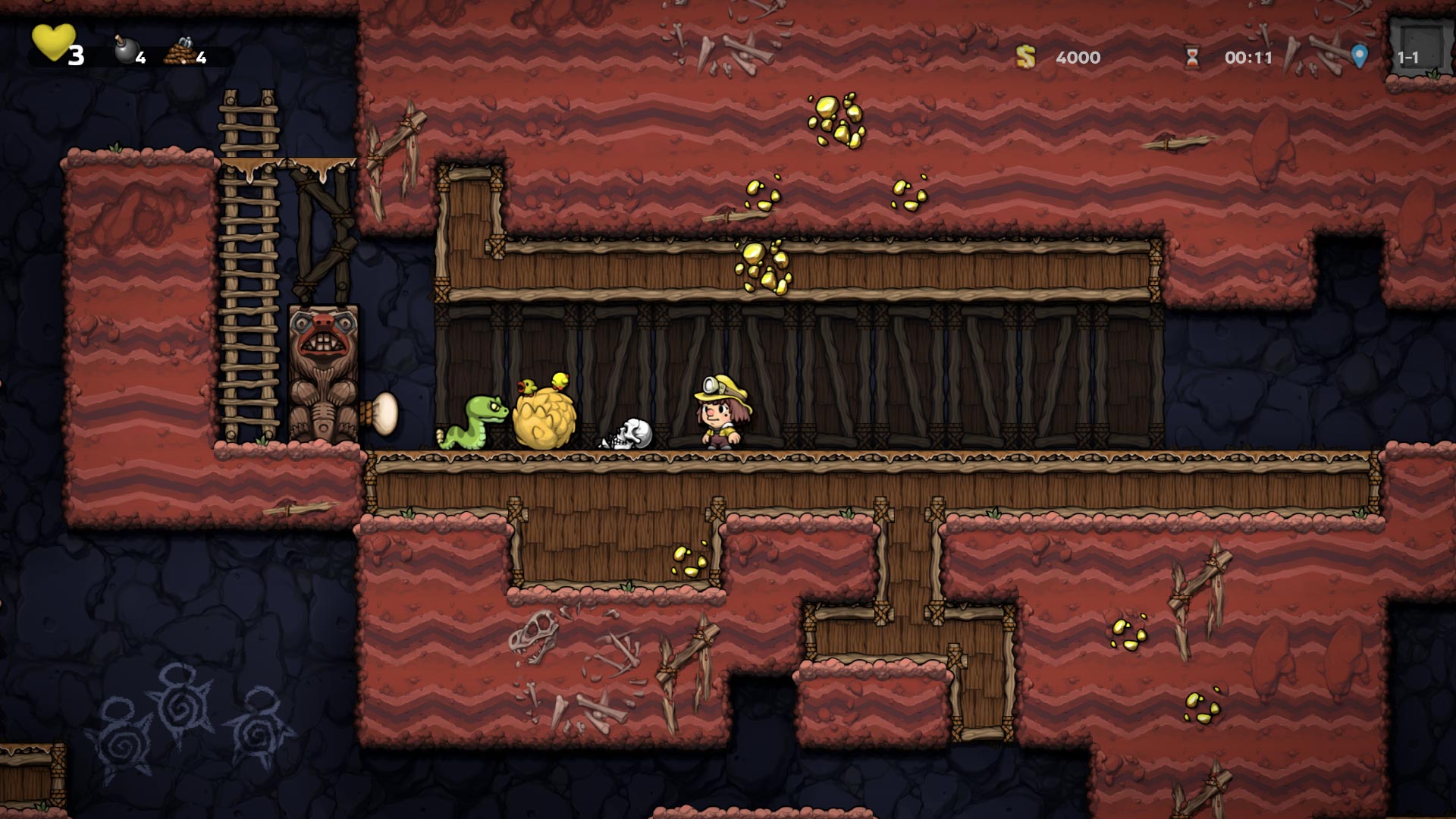نقشهی بازی Spelunky 2