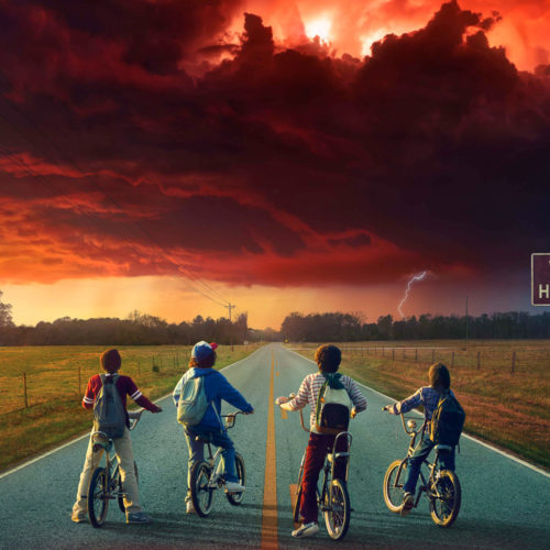 تصاویر پشت صحنه‌ی Stranger Things 4