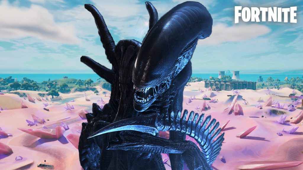 هیولای فیلم Alien فورتنایت