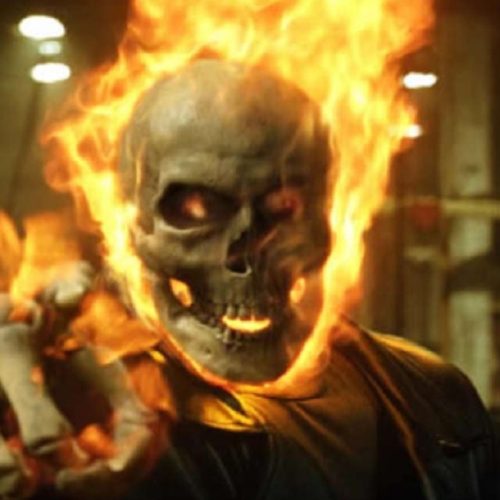 نیکلاس کیج در نقش Ghost Rider