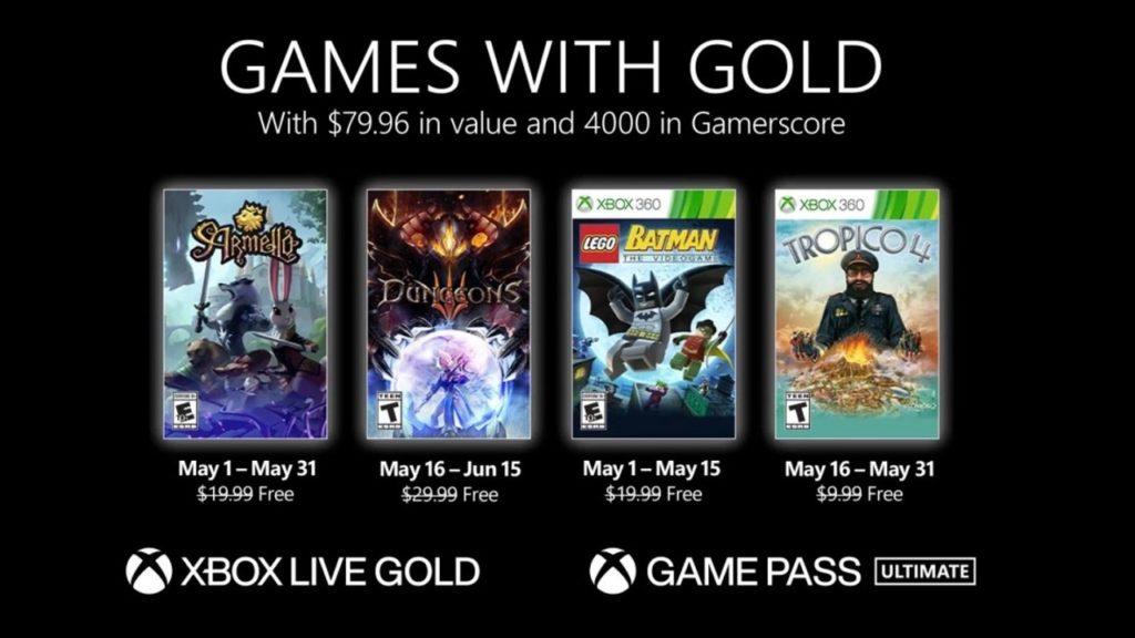 بازی‌های رایگان ماه می ایکس‌باکس