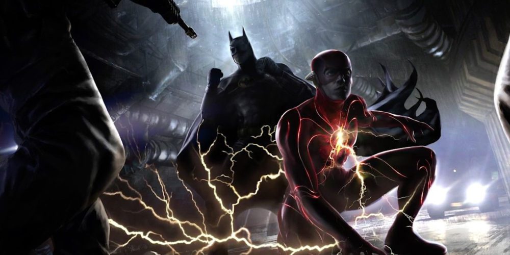 لباس بتمن مایکل کیتون در The Flash