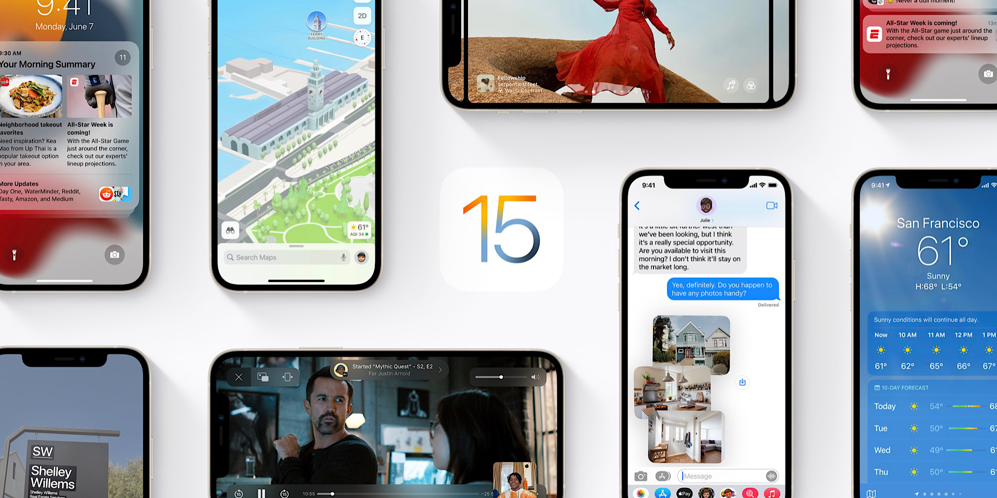 سیستم عامل iOS 15