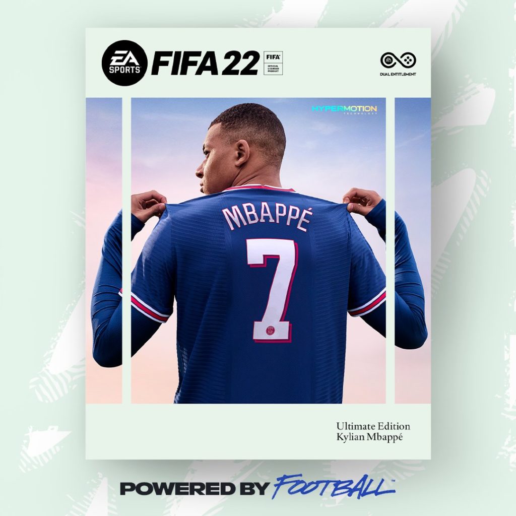 کاور بازی FIFA 22 کیلیان امباپه
