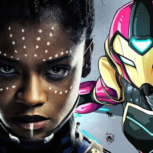 دختر آهنی در پشت صحنه فیلم Black Panther 2