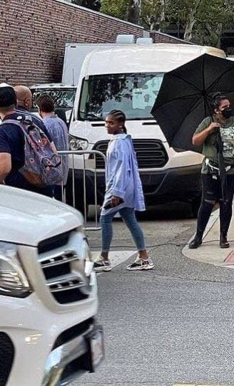 دختر آهنی در پشت صحنه فیلم Black Panther 2