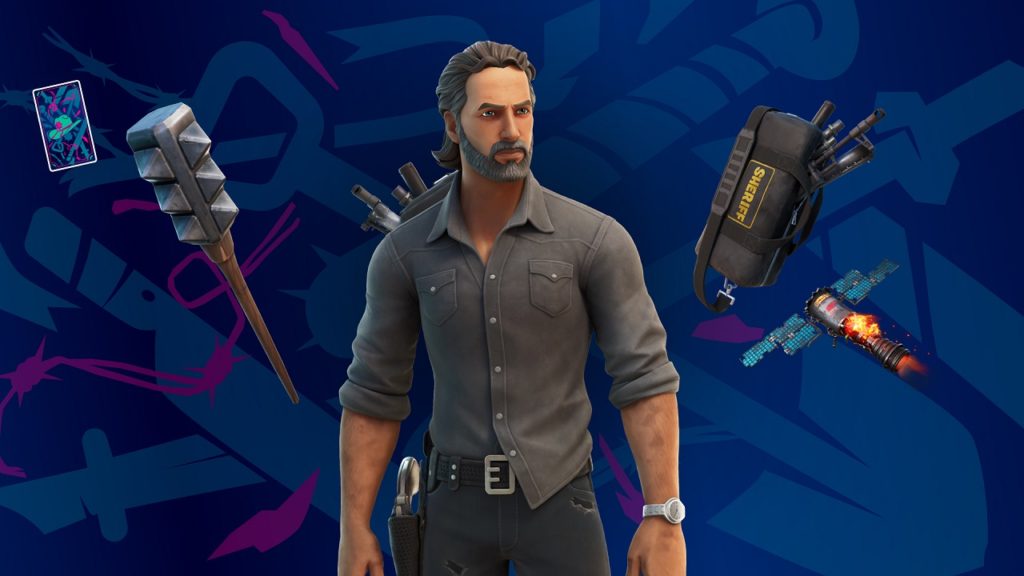 ریک گرایمز سریال The Walking Dead بازی Fortnite