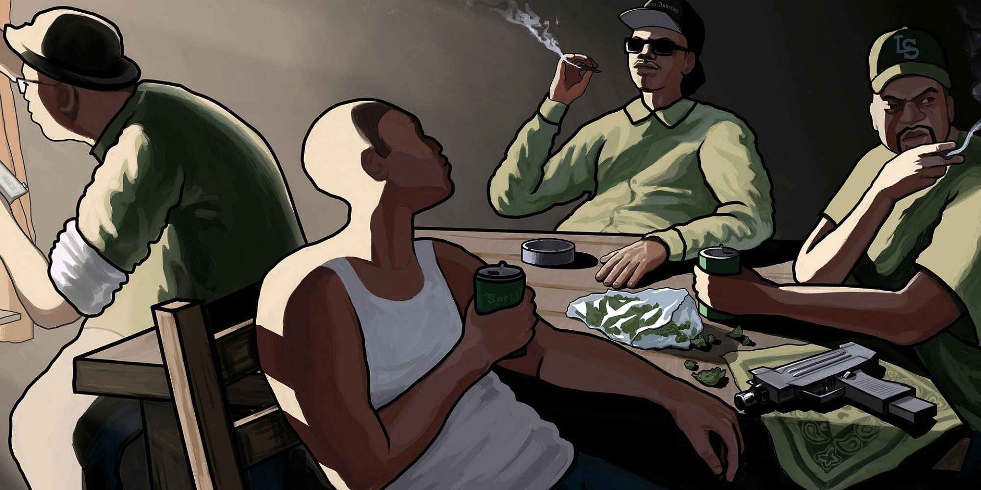 لباس‌های ویژه در بازی جی تی ای سن آندرس