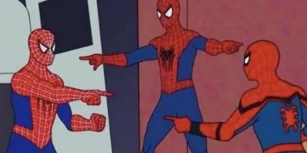 میم معروف اسپایدرمن