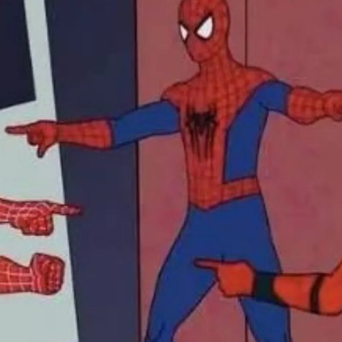 میم معروف اسپایدرمن