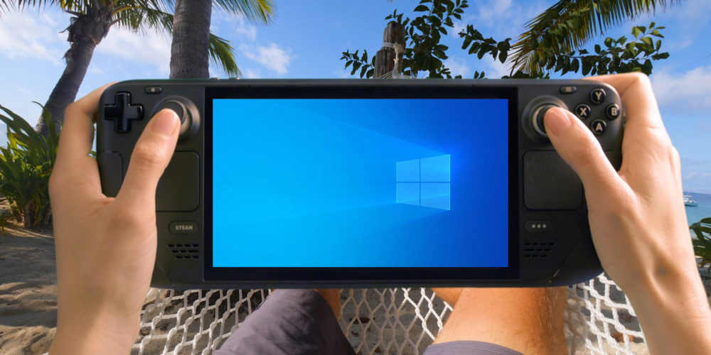 نصب ویندوز ۱۰ در استیم دک