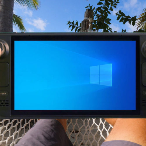 نصب ویندوز ۱۰ در استیم دک