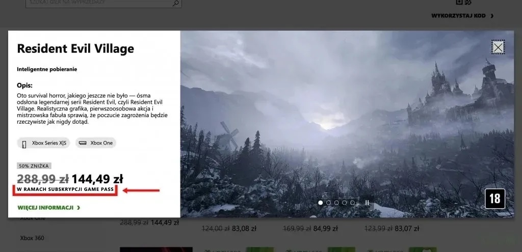 بازی Resident Evil Village به ایکس باکس گیم پس