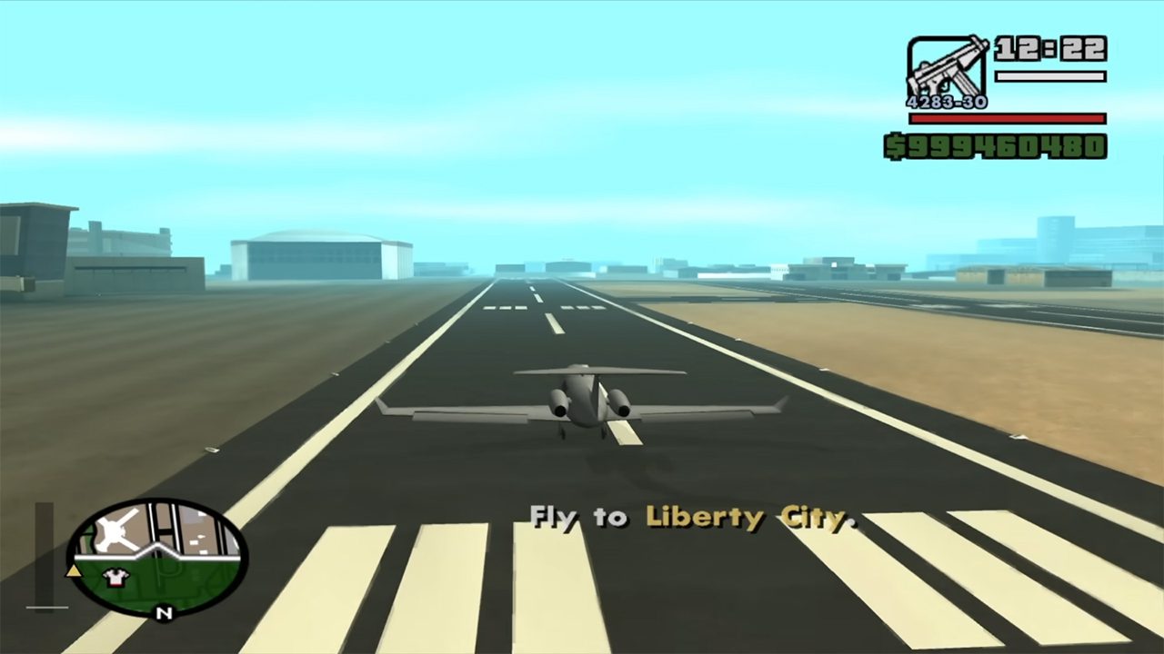 اتفاقات مهم GTA | پرواز به لیبرتی سیتی در Grand Theft Auto: San Andreas