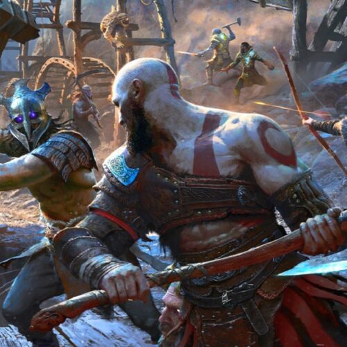 تبلیغ بازی God of War Ragnarok