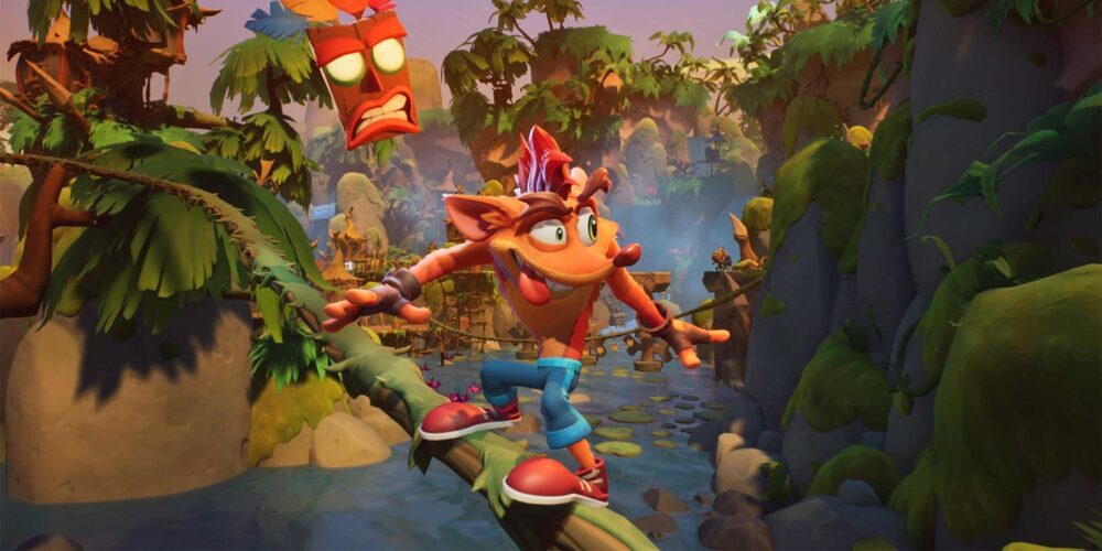 گیم پلی بازی Crash Wumpa League