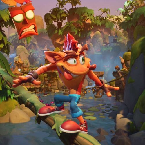 گیم پلی بازی Crash Wumpa League