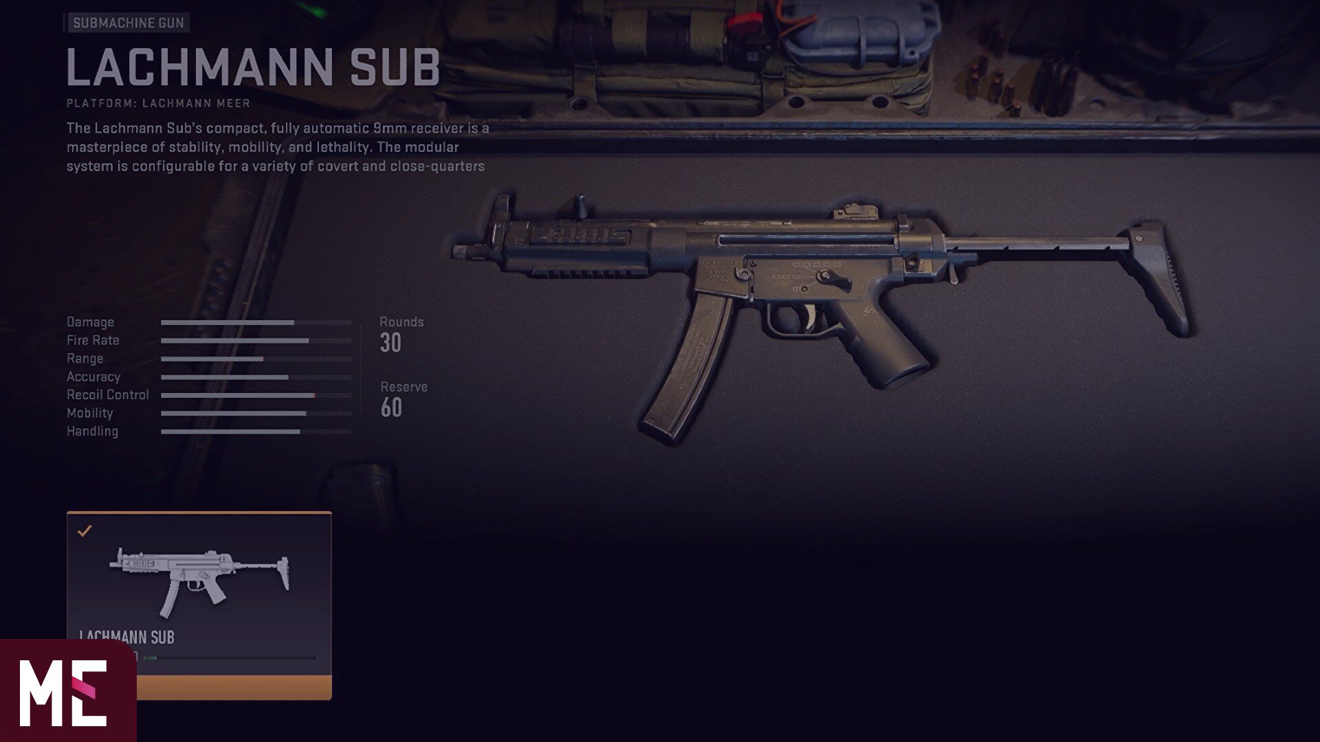 تفنگ Lachmann Sub در Modern Warfare 2