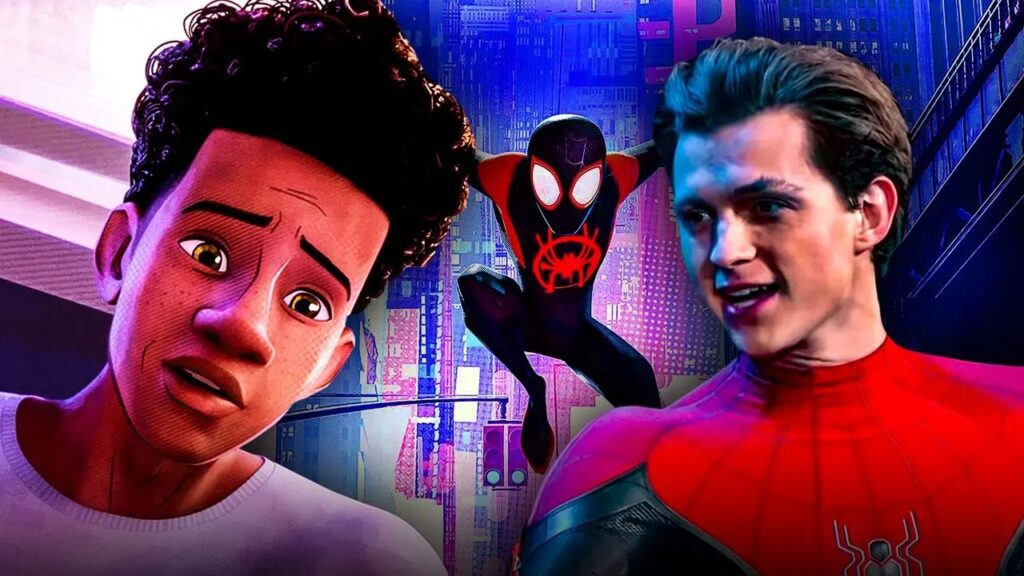 مرد عنکبوتی تام هالند در Spider-Man: Across the Spider-Verse