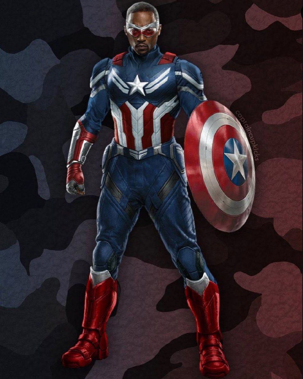 استایل آنتونی مکی در کاپیتان آمریکا 4