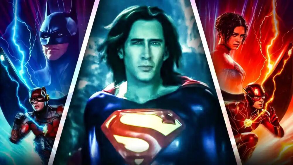 سوپرمن نیکلاس کیج در فیلم The Flash