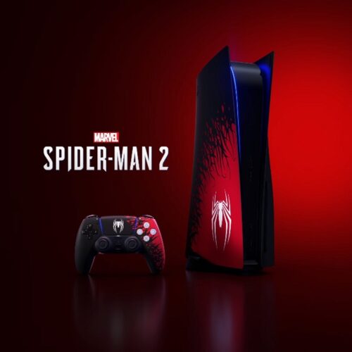 پلی استیشن 5 با طرح اسپایدرمن 2