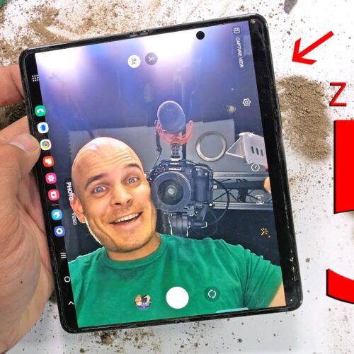 تست خمیدگی گلکسی زد فولد ۵