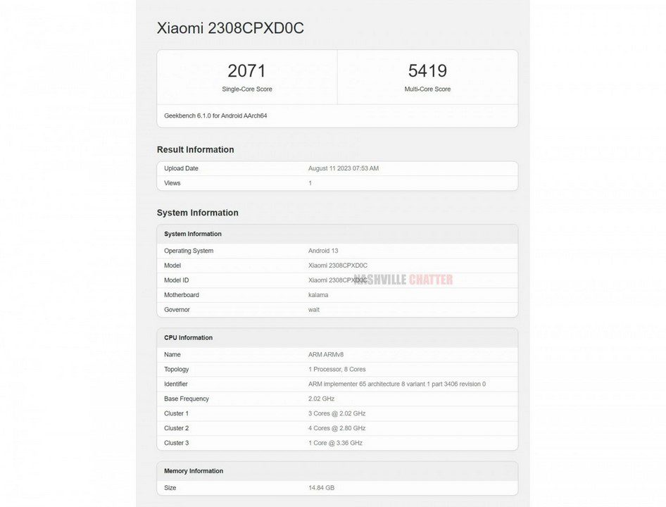 مشخصات شیائومی میکس فولد ۳