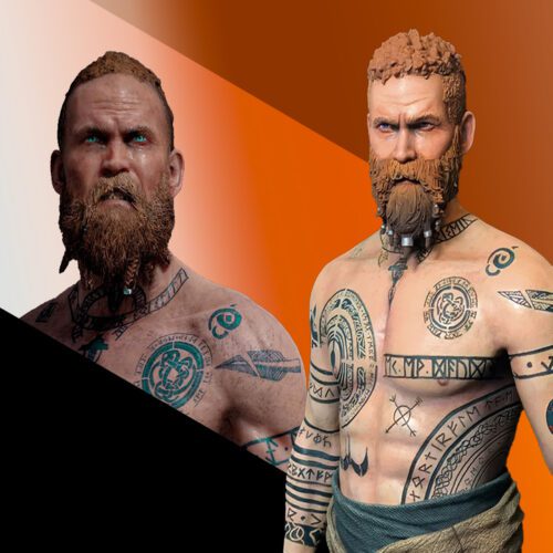 مجسمه بالدر در خدای جنگ