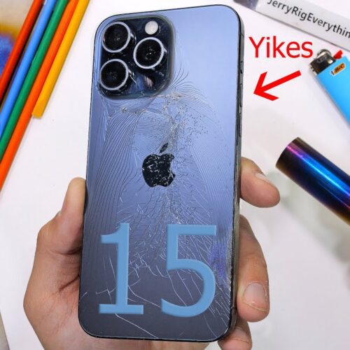 آيفون ۱۵ پرو مکس تست مقاومت