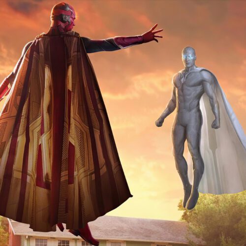 طراحی اولیه وایت ویژن در WandaVision