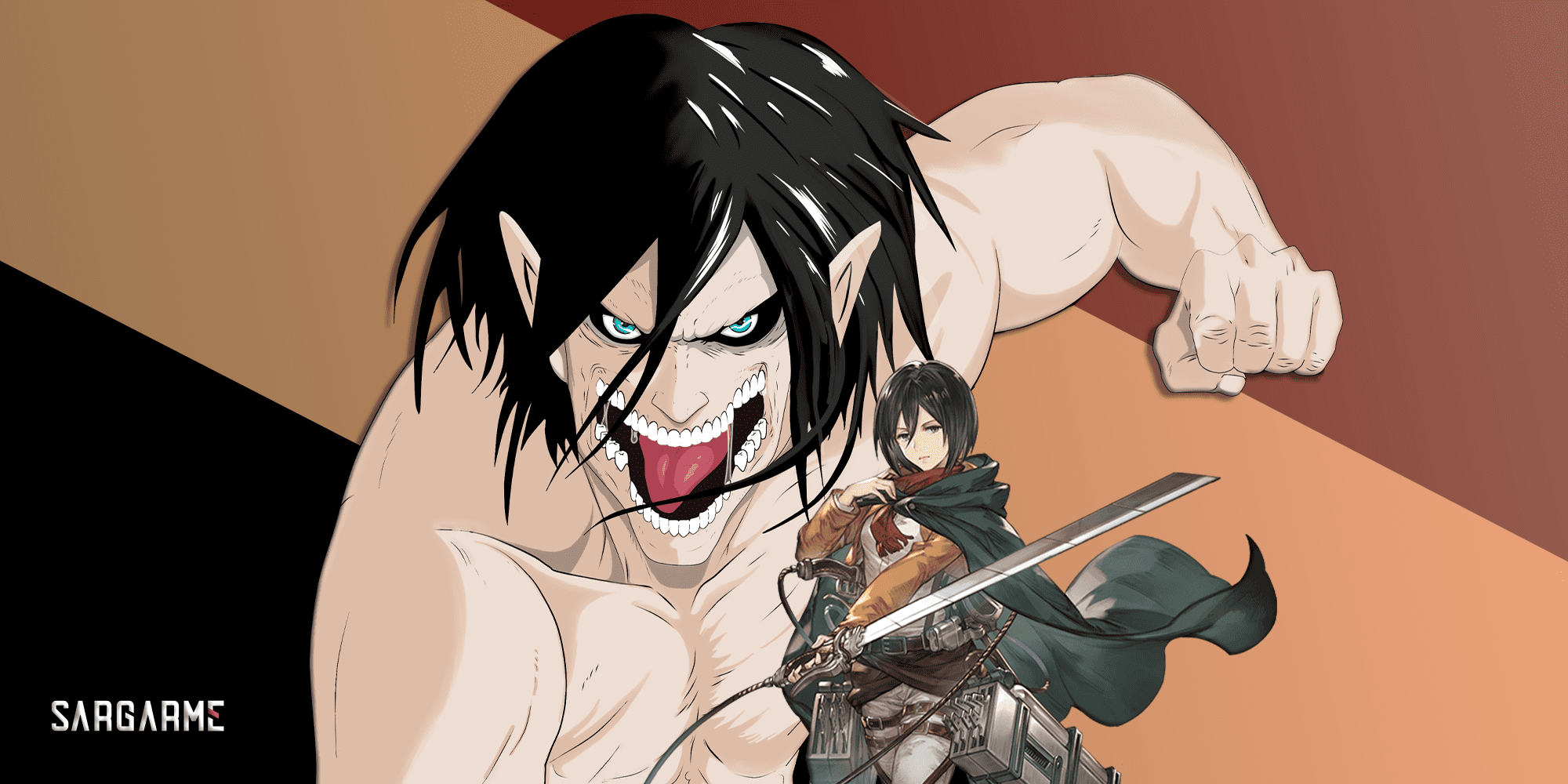 پایان انیمه حمله به تایتان