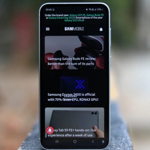 گلکسی اس ۲۳ فن ادیشن آپدیت