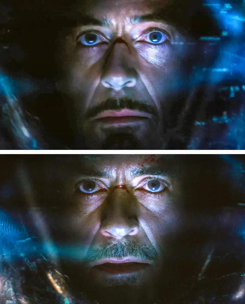 سیبیل مرد آهنی در Avengers: Infinity War