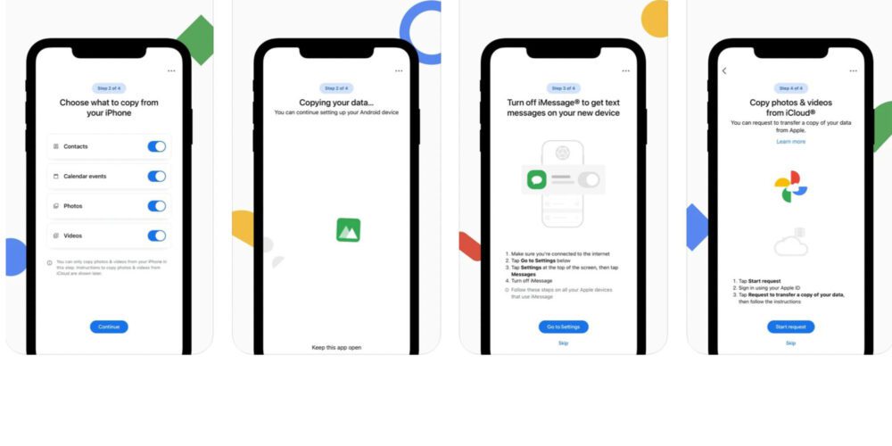 نحوه انتقال مخاطبان از اندروید به آیفون