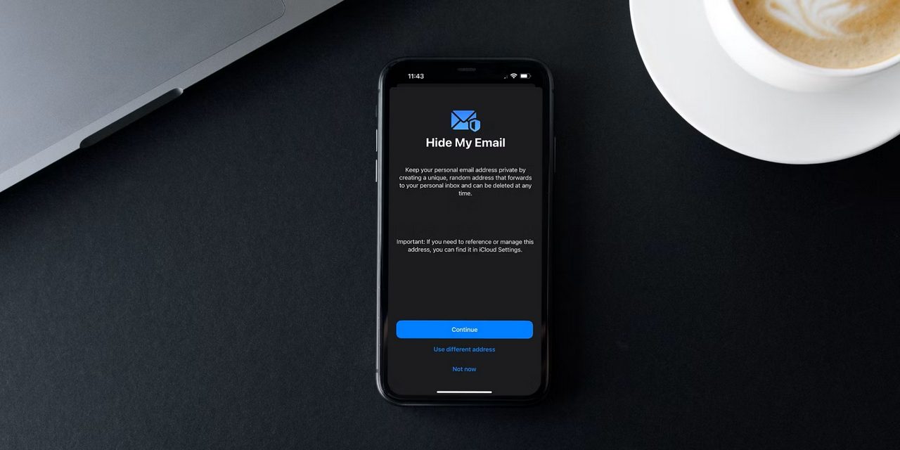 پنهان کردن ایمیل با iCloud پلاس