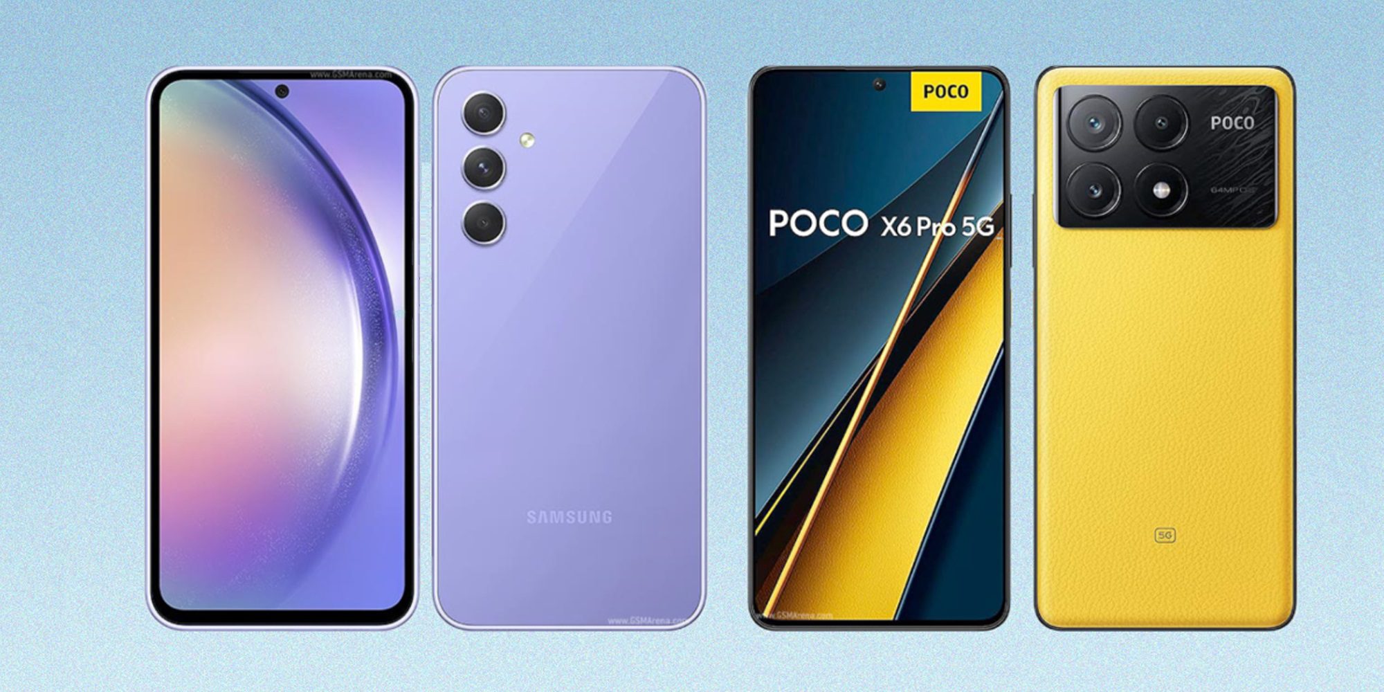 گوشی گلکسی A54 - پوکو X6 پرو