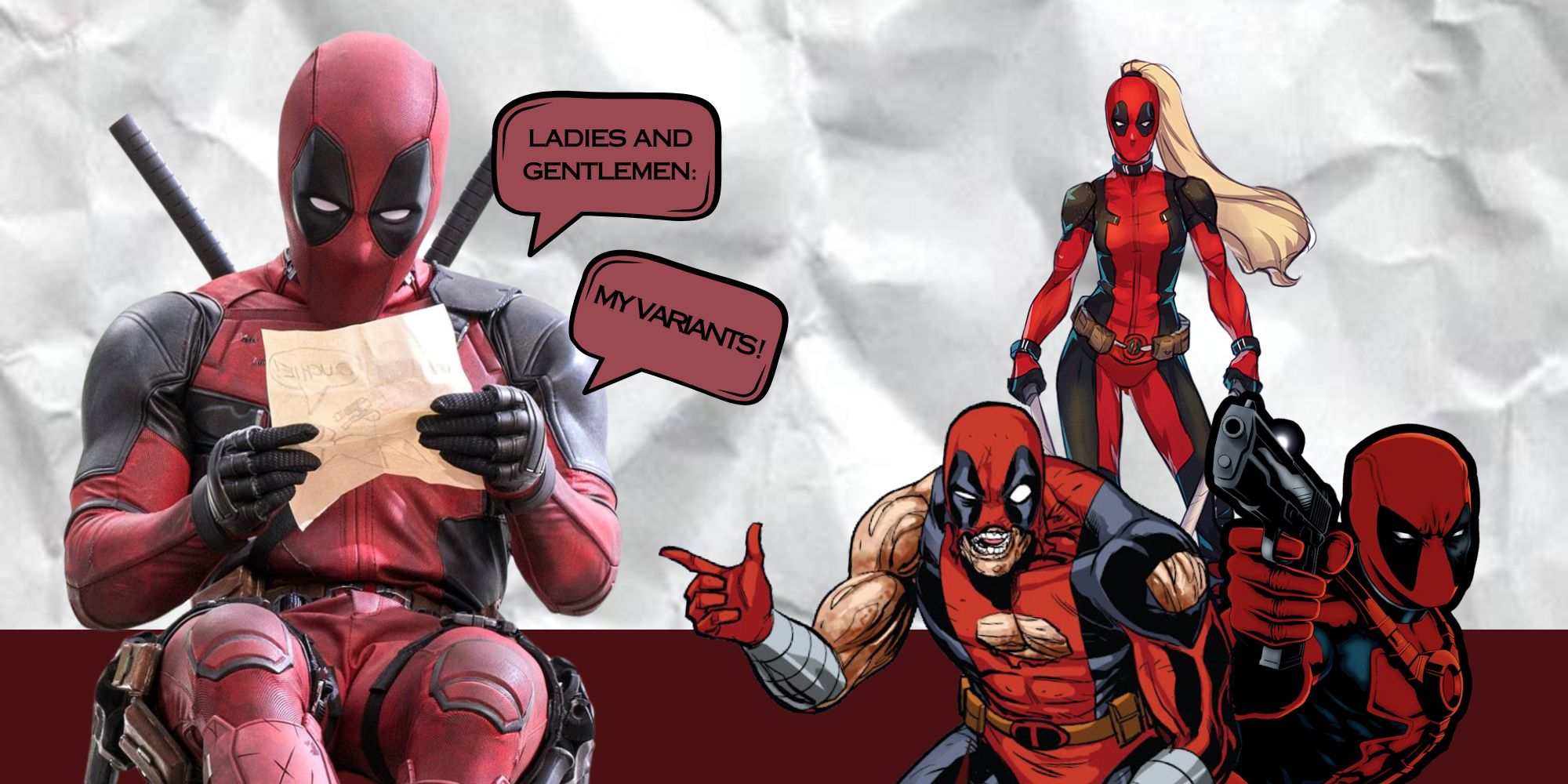 قدرتمندترین ورینت‌های شخصیت ددپول که احتمال دیدنشان در فیلم Deadpool 3 بالاست