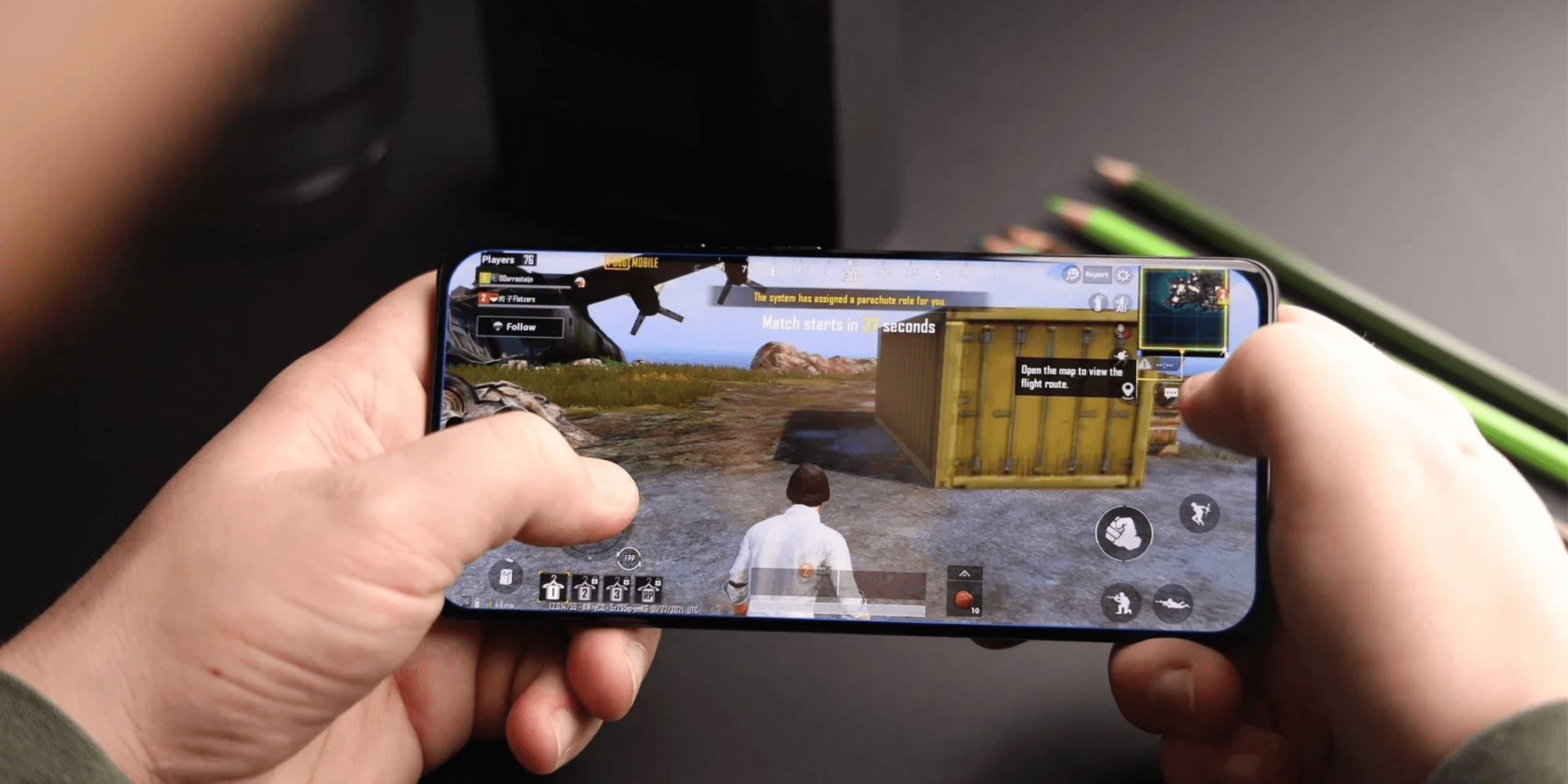 اجرای بازی پابجی موبایل روی گوشی سامسونگ در حالت 120 فریم