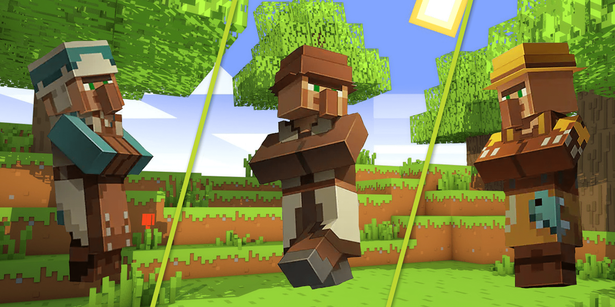 ترید با ویلجر ها در ماینکرافت