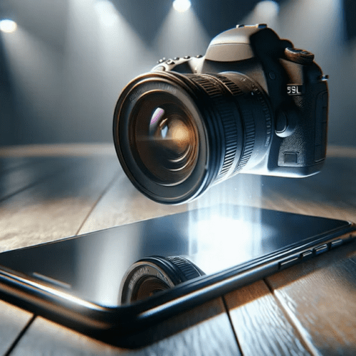 گوشی‌های هوشمند دوربین‌های DSLR