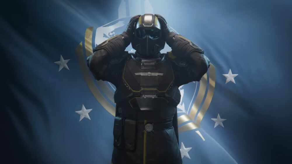 بازیکن Helldivers 2 پلی استیشن